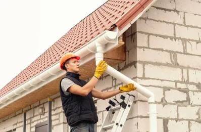 Pose et remplacement de gouttières à Casalabriva